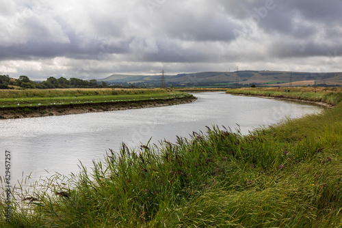 A morning walk along the Ouse valley way out of Lewes in east Sussex south east England UK © SuxxesPhoto