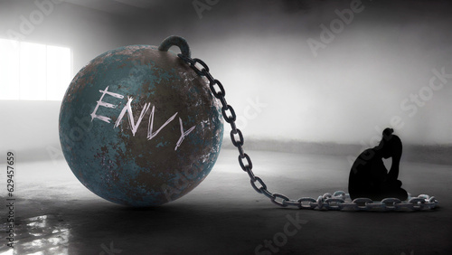 Photos Envy - a metaphorical view of a woman struggle with envy