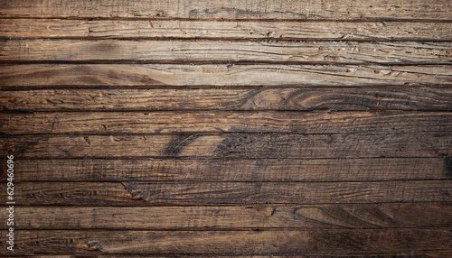 dark stained, distressed wooden floor board texture