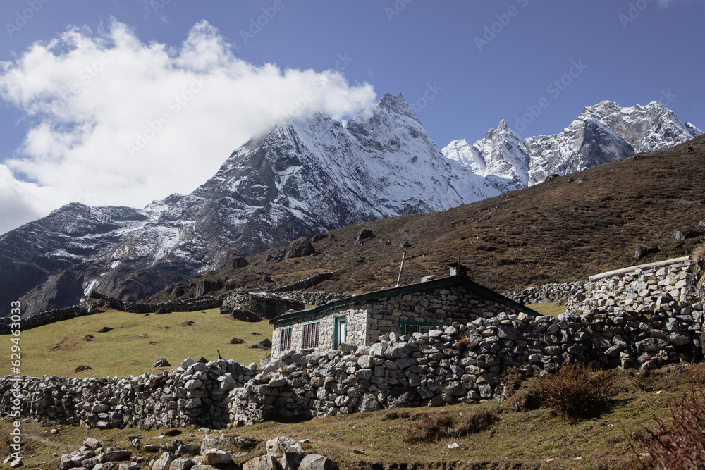 Mountain hut in the Everest region