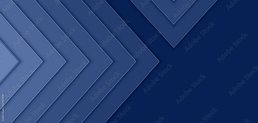 The blue color of the triangle vector background arrow angle paper ...
