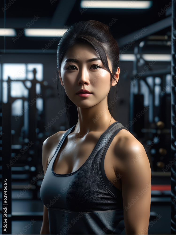 Photography of fit young woman in the gym