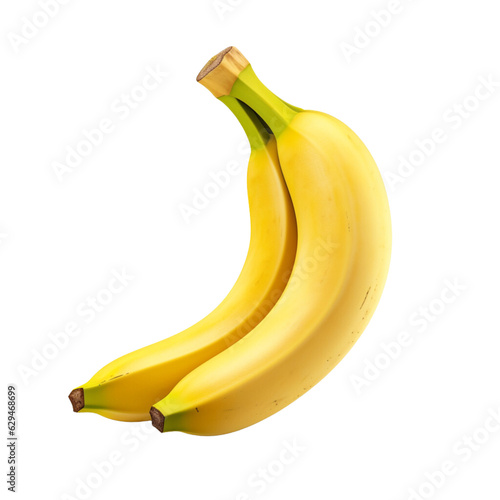 banana white background