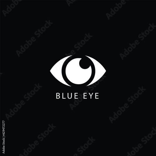 Eye icon sign flat. illustration