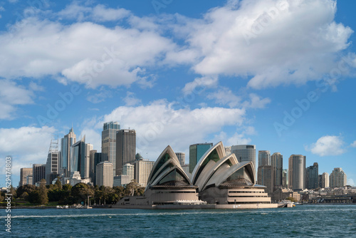 Skyline and Opera House city of Sydney Australia.  © A