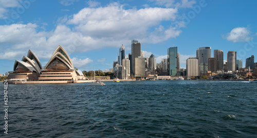 Skyline and Opera House city of Sydney Australia.  © A