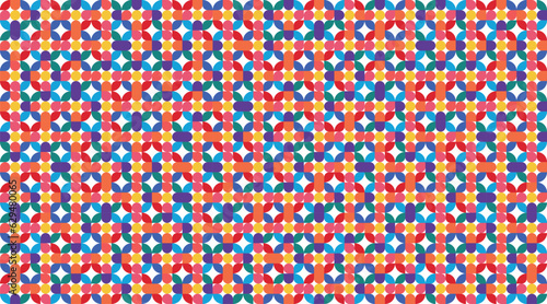 Geometric vector illustration abstract background colorful and aesthetic