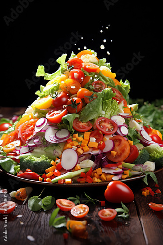 Fresh Vegetable Salad - Healthy Food