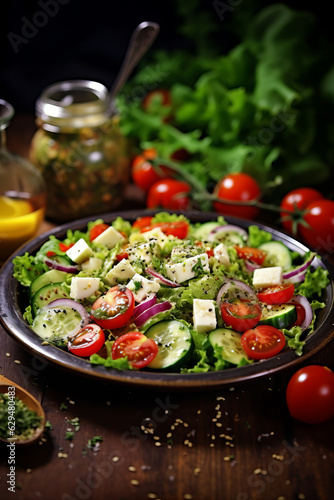 Fresh Vegetable Salad - Healthy Food © Guido Amrein