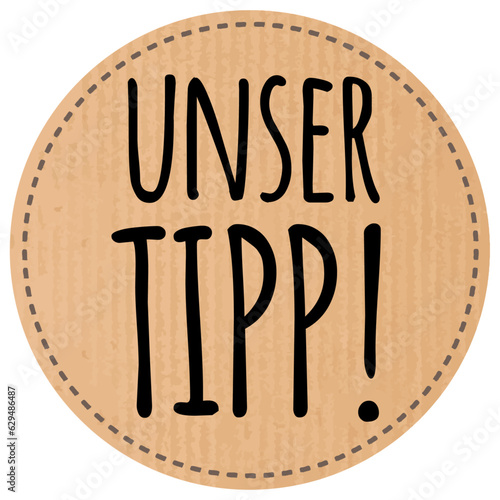 Button Unser Tiipp recyclingpapier zerkratzt