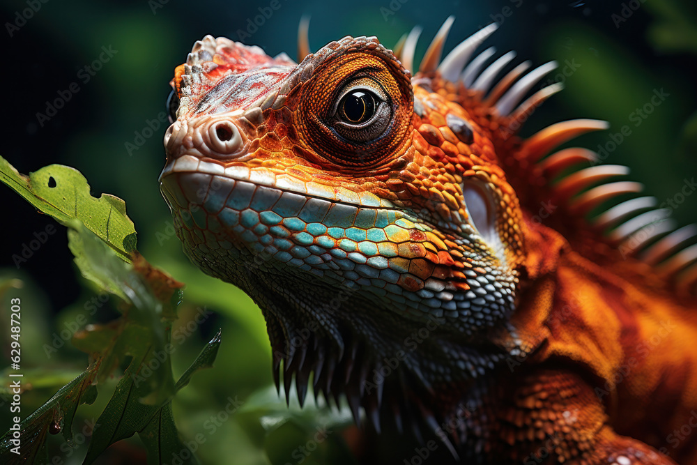 Lizard, Wildlife Photography, Generative AI Lizard, Wildlife Photography, Generative AI