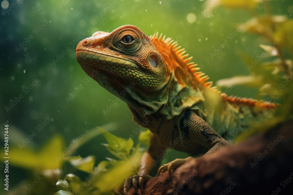Lizard, Wildlife Photography, Generative AI Lizard, Wildlife Photography, Generative AI