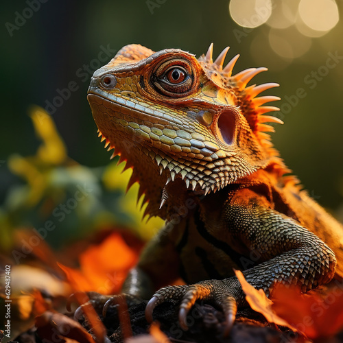 Lizard, Wildlife Photography, Generative AI © Vig