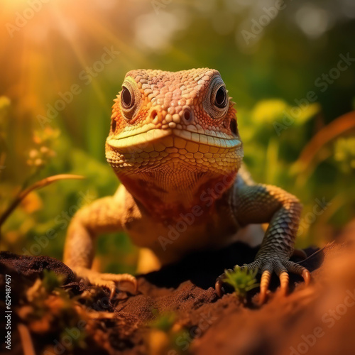 Lizard, Wildlife Photography, Generative AI