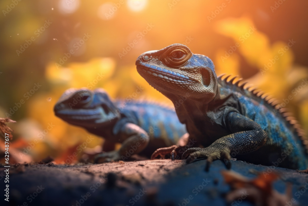 Lizard, Wildlife Photography, Generative AI