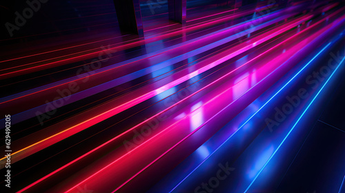 Background colorful neon 3d illustration rendered wallpaper speed lines