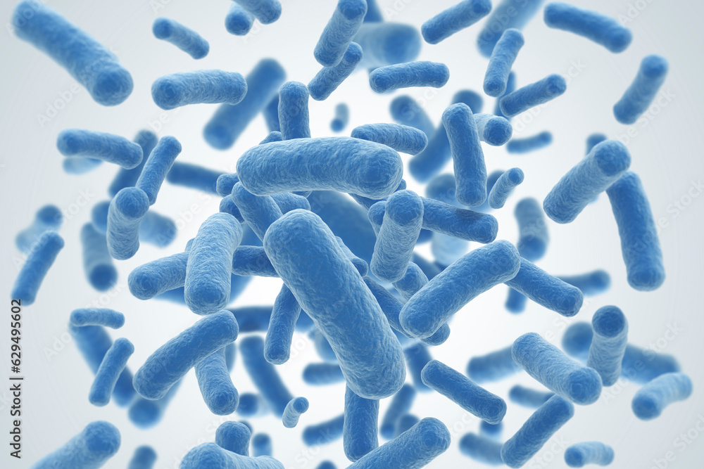 3d rendered illustration of a bacteria 3d rendered illustration of a bacteria