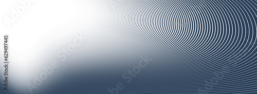 Linear abstract background  single color black vector design 3D lines in perspective  curve and wave lines in motion  smooth and soft backdrop.