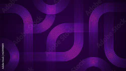 Dark violet abstract background with serpentine style lines as the main component.