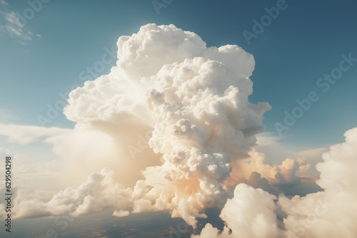 A blue sky and a clouds background