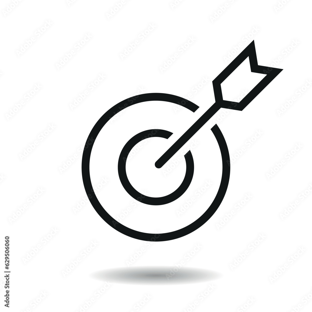 Dartboard icon vector illustration. Target icon on isolated background. Winner sign concept. Dartboard icon vector illustration. Target icon on isolated background. Winner sign concept.