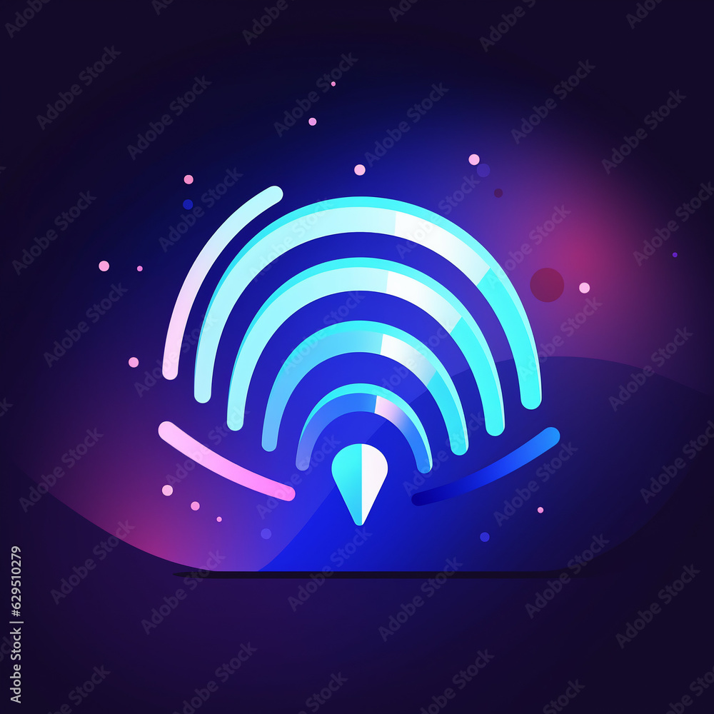 Illustrating the Power of Wireless Wi-Fi: A Vector Concept of High-Speed Internet Connectivity Illustrating the Power of Wireless Wi-Fi: A Vector Concept of High-Speed Internet Connectivity