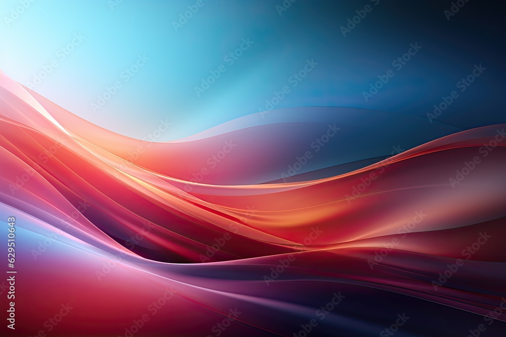 Abstract backgrounds with curves of various colors