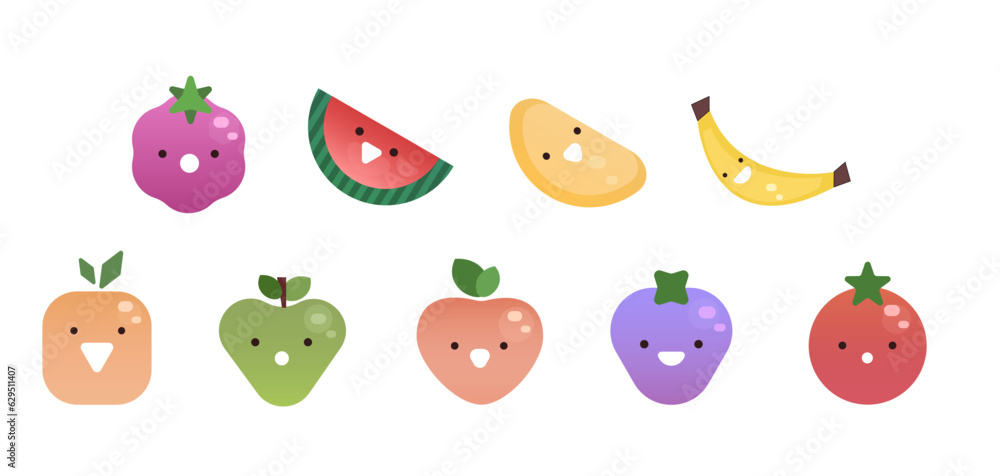 VECTOR fruits and vegetables illustrations VECTOR fruits and vegetables illustrations