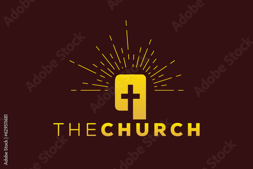 Trendy and Professional letter Q church sign Christian and peaceful vector logo