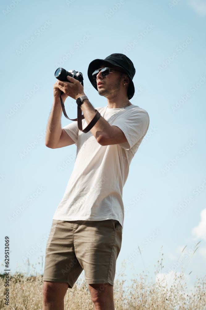 Young Photographer in Nature