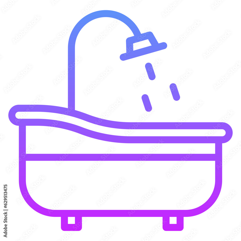 Fototapeta premium Bathtub Icon