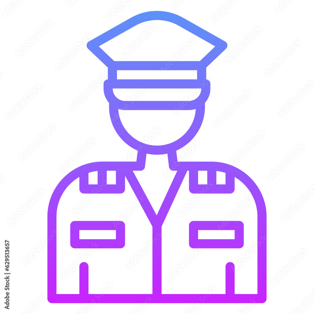 Army Captain Icon Army Captain Icon