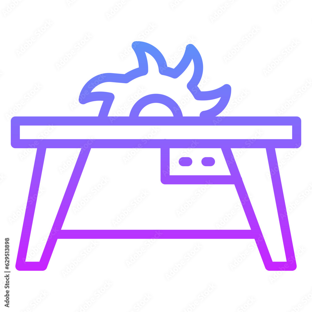 Obraz premium Table Saw Icon