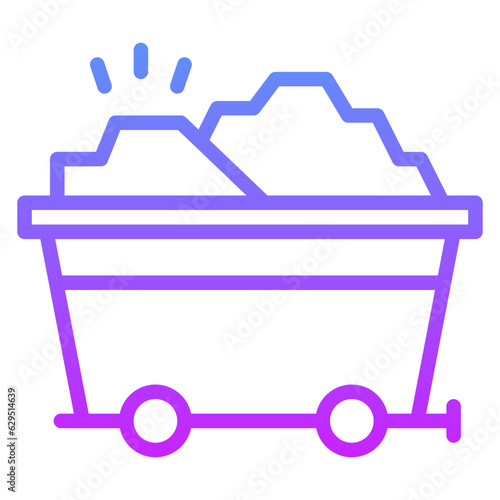 Gold Cart Icon