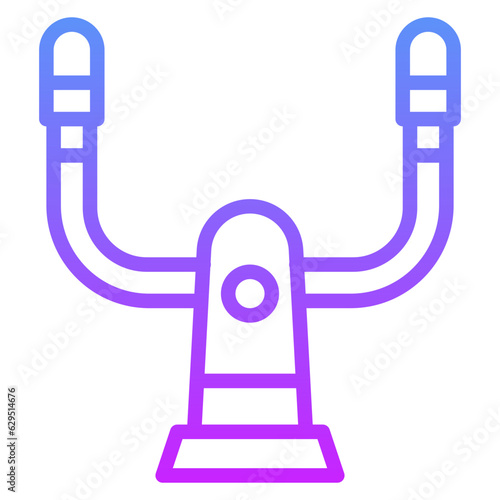 Aeroplane Steering Wheel Icon