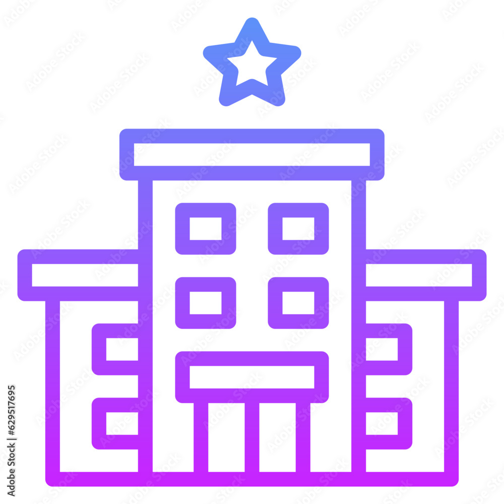 1 Star Hotel Icon 1 Star Hotel Icon
