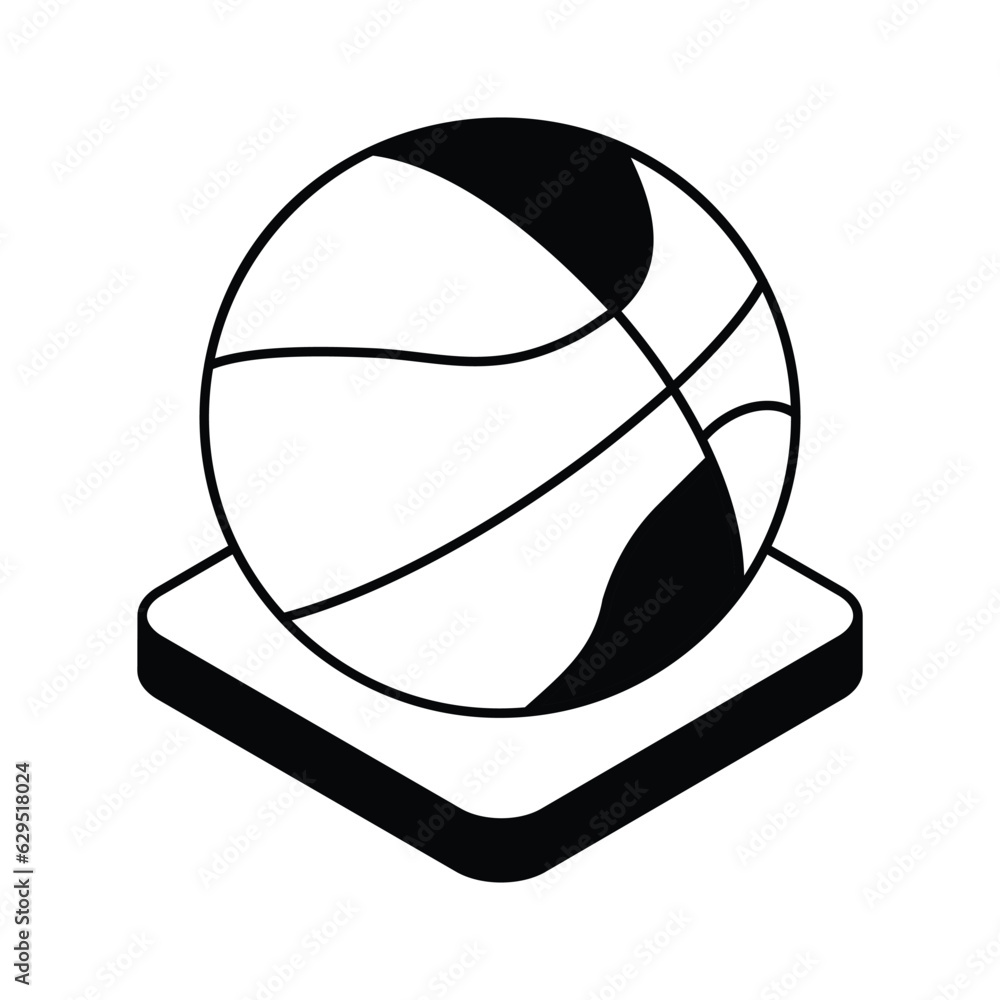 Naklejka premium Sports icon, vector stock illustration.