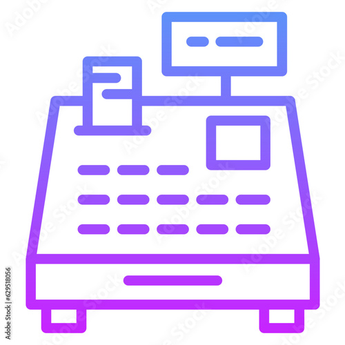 Cashier Machine Icon