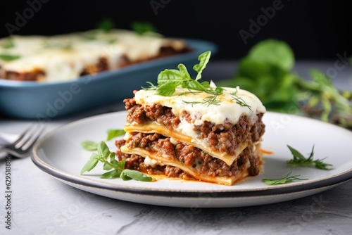 A plate of Lasagna