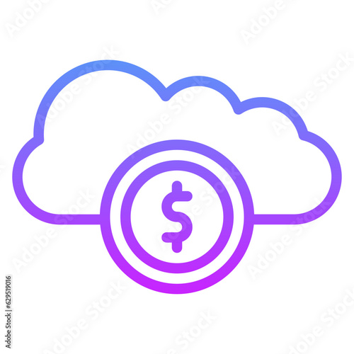 Cloud Money Icon