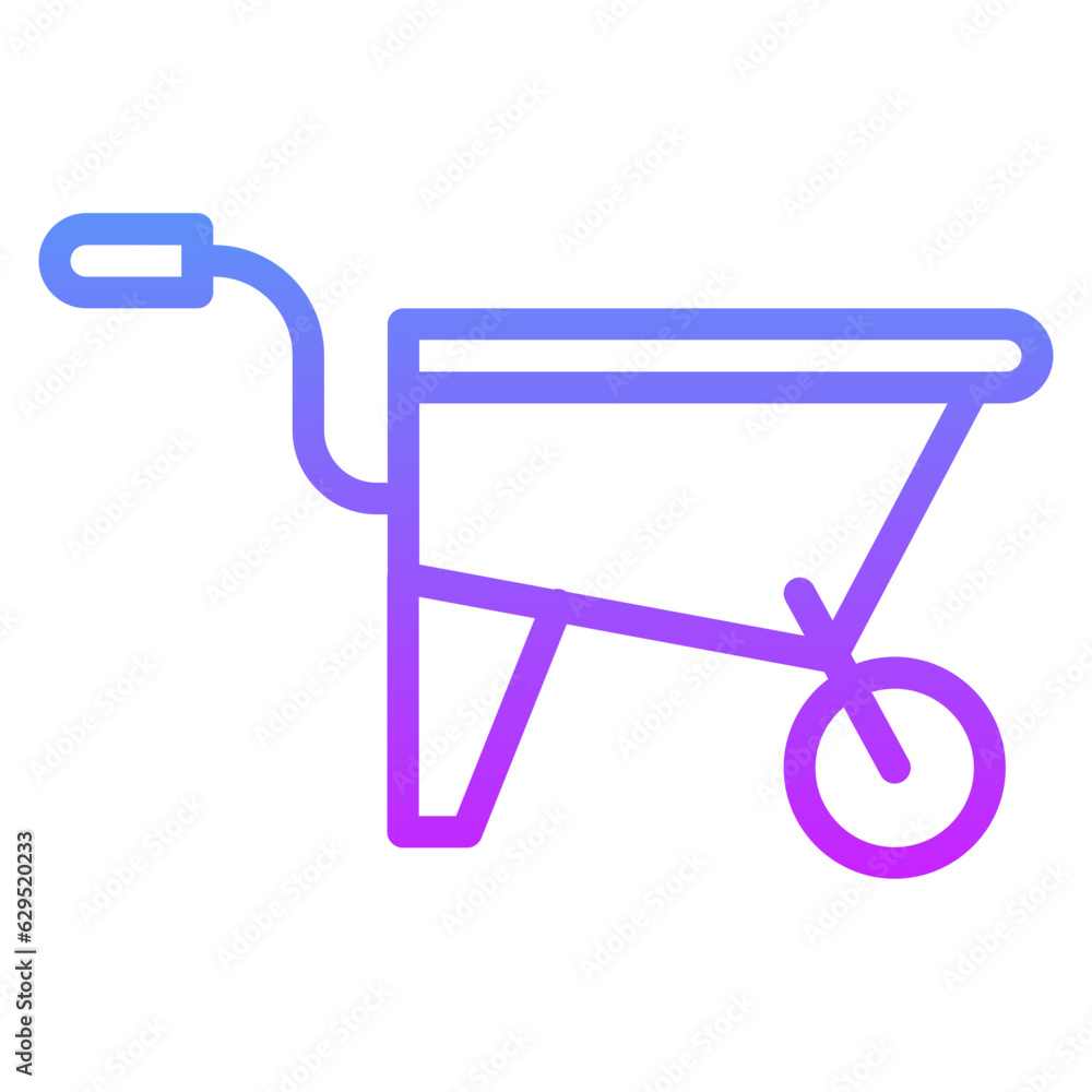 Wheelbarrow Icon Wheelbarrow Icon