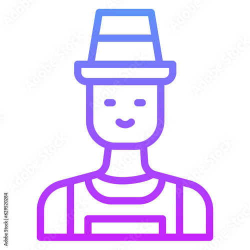 Male Farmer Icon