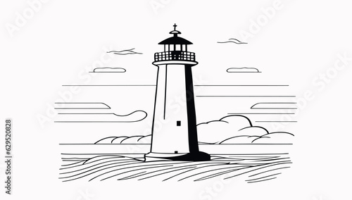 lighthouse on the island