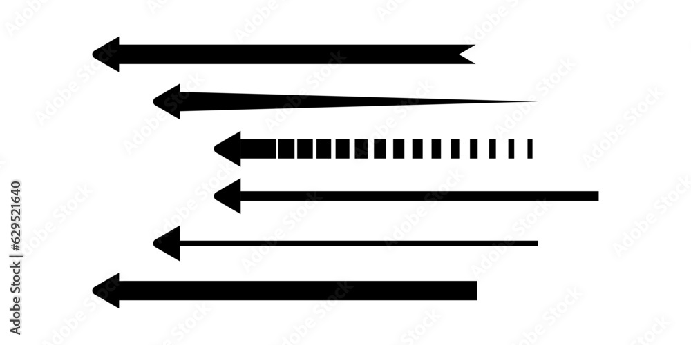 Vector arrow isolated Vector arrow isolated