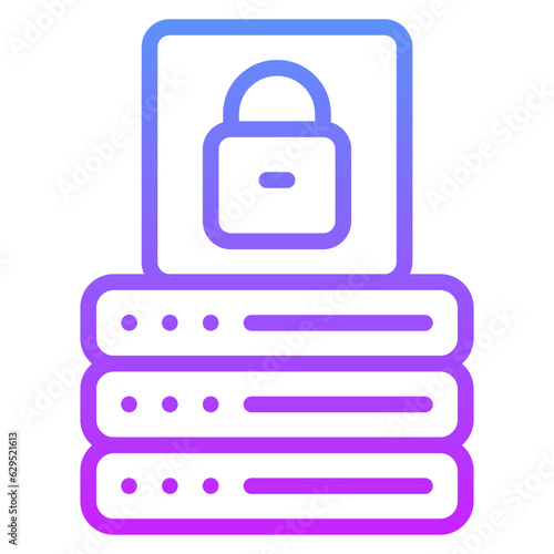 Database Lock Icon