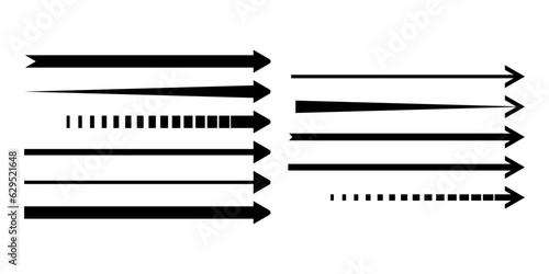 Vector arrow isolated