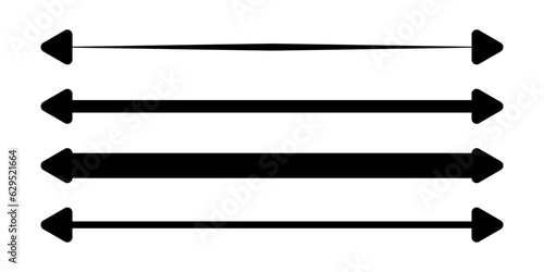 Vector arrow isolated