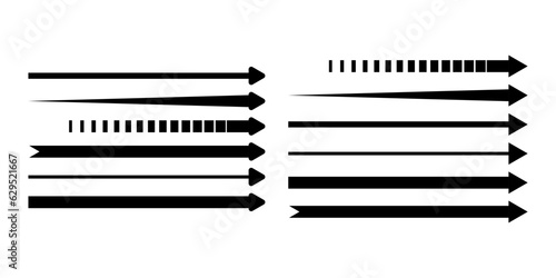 Vector arrow isolated