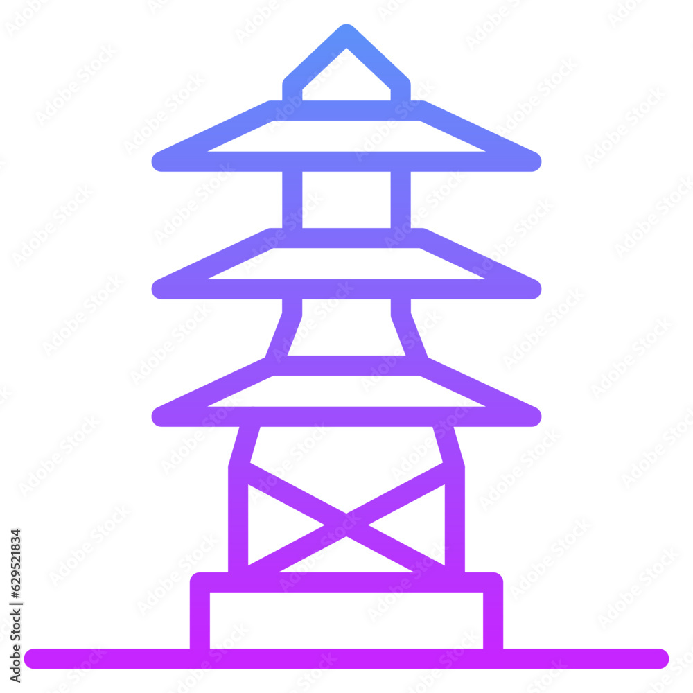Electric Tower Icon Electric Tower Icon