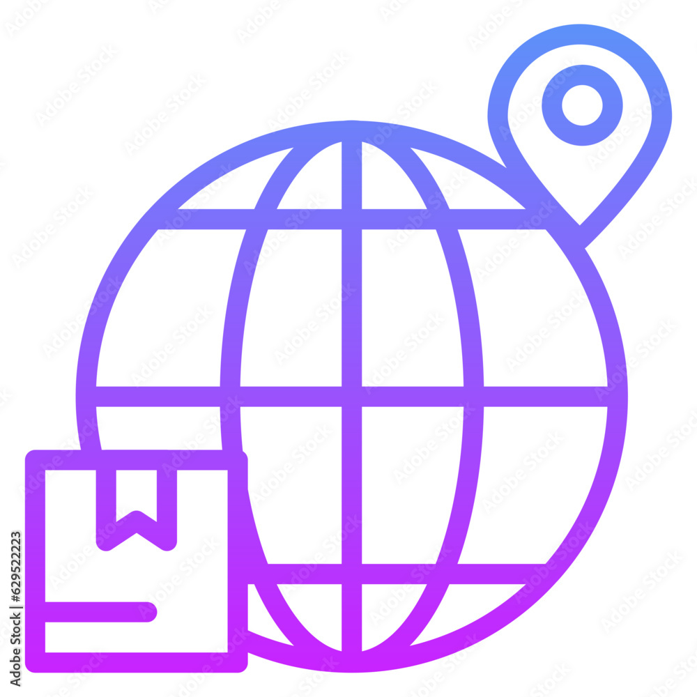 Worldwide Shipping Icon Worldwide Shipping Icon